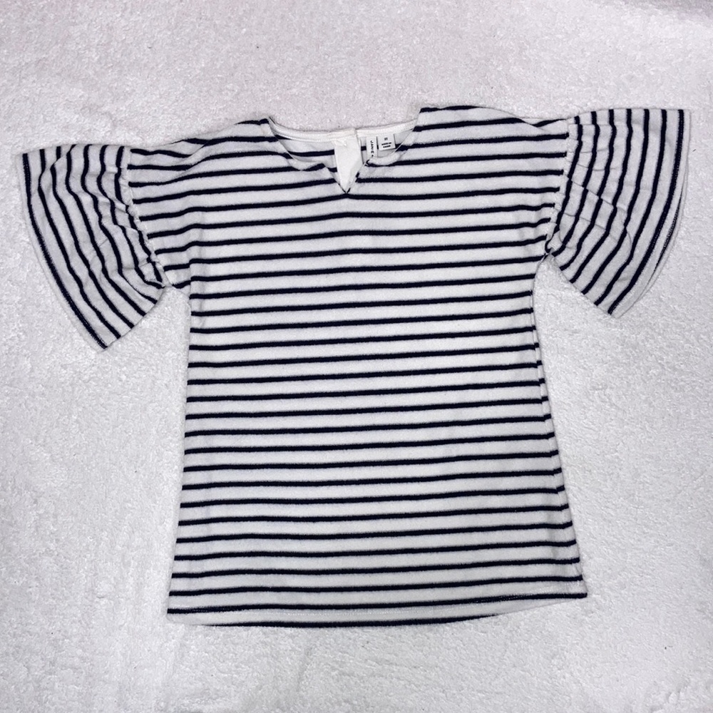 Janie and jack striped terry cloth dress beach coverup size 2t